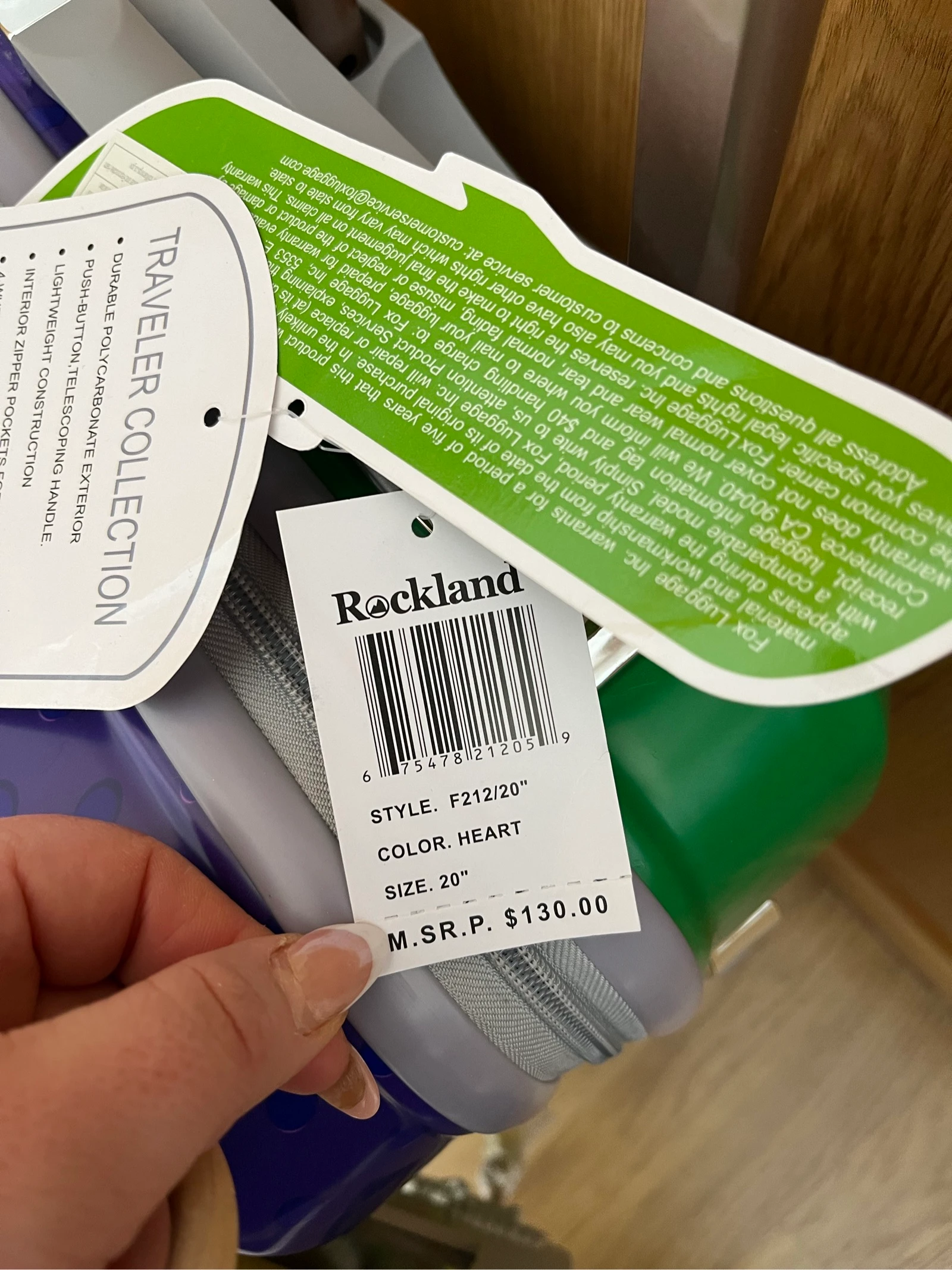 Rockland travel suitcase – photo 7